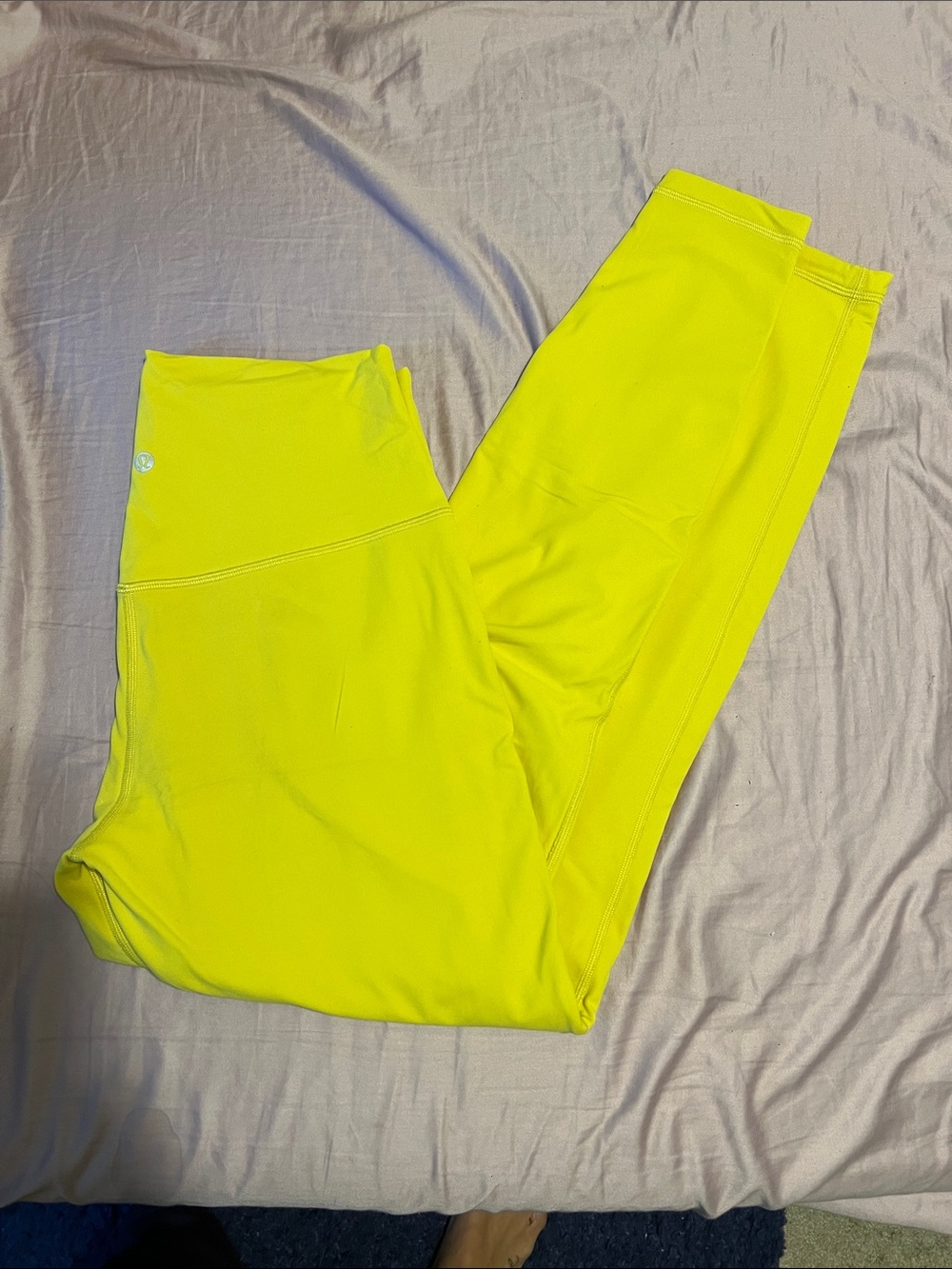 Yellow High-Waist Leggings